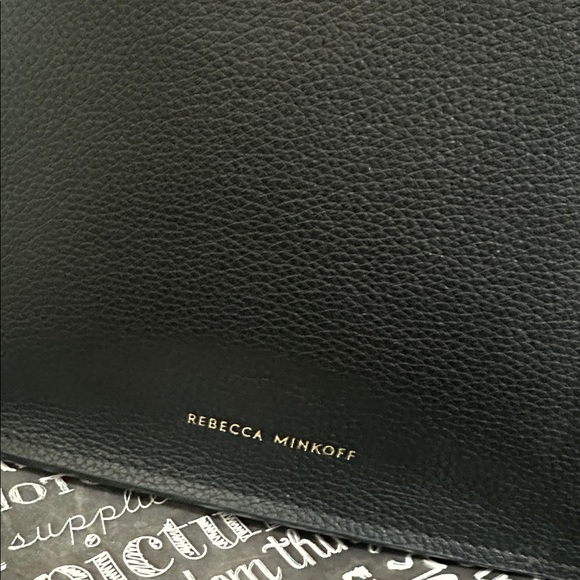 NWT Rebecca Minkoff black leather mini crossbody tote. - Picture 4 of 10